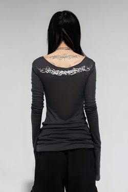 Cyberpunk Extra Long Sleeve Top