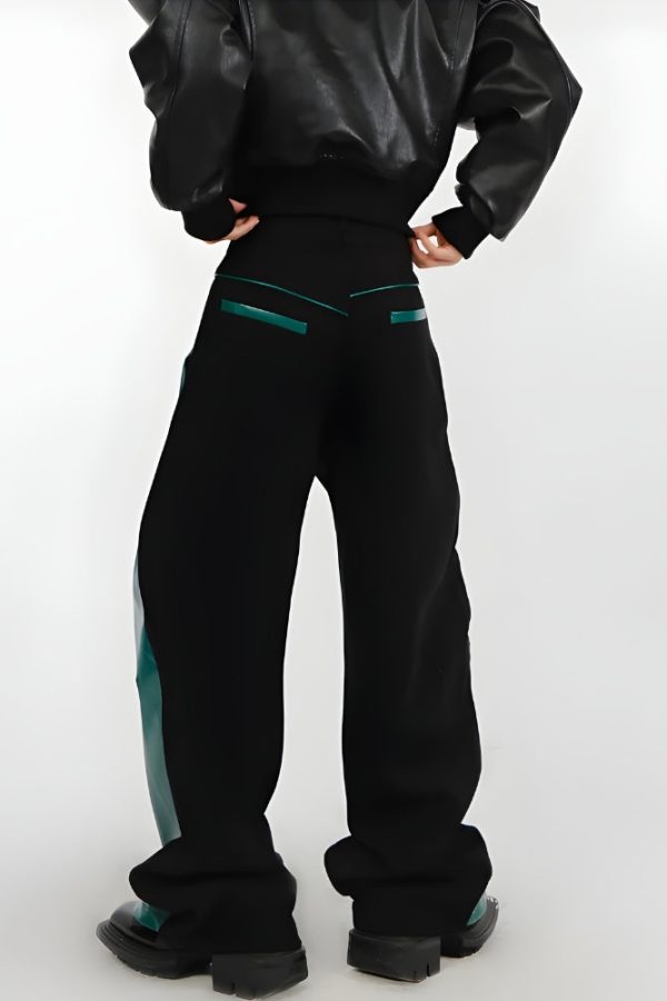 Cyberpunk Faux Leather Pants