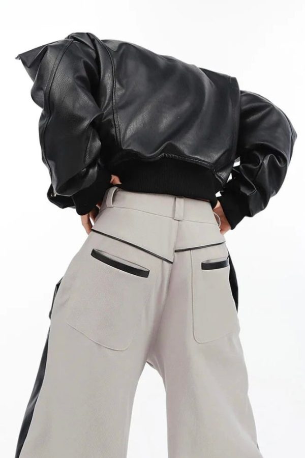 Cyberpunk Faux Leather Pants