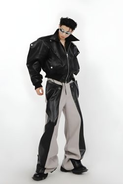 Cyberpunk Faux Leather Pants
