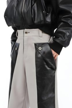 Cyberpunk Faux Leather Pants