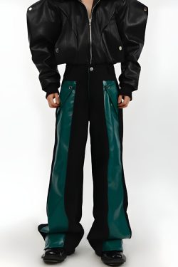 Cyberpunk Faux Leather Pants