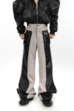 Cyberpunk Faux Leather Pants