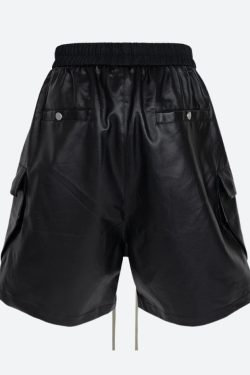 Cyberpunk Faux Leather Shorts