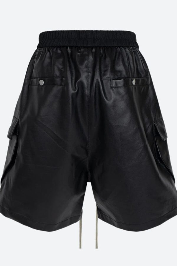 Cyberpunk Faux Leather Shorts