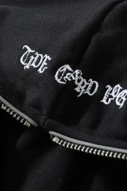 Cyberpunk Ghost Full Zip-Up Hoodie