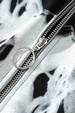 Cyberpunk Ghost Full Zip-Up Hoodie