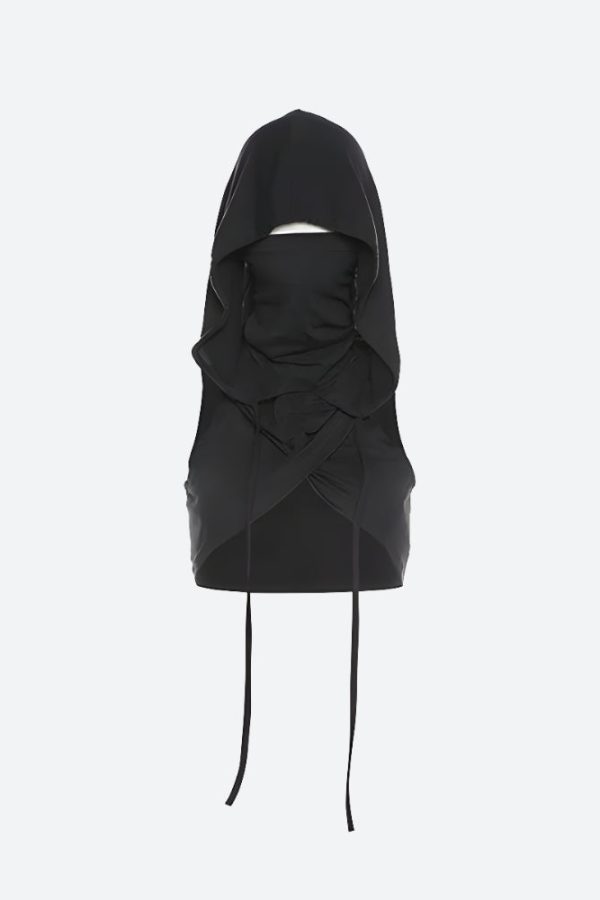 Cyberpunk Hooded Crop Top