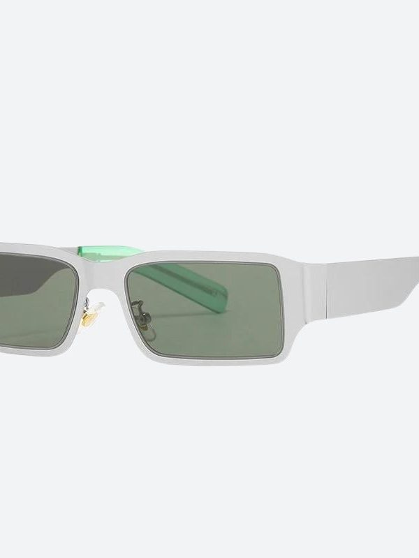 Cyberpunk Rectangle Metal Sunglasses