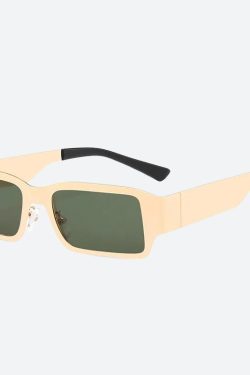 Cyberpunk Rectangle Metal Sunglasses