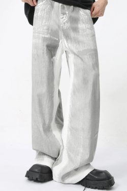 Cyberpunk Silver Pants