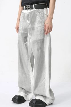 Cyberpunk Silver Pants