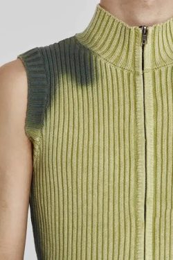 Cyberpunk Zip-Up Cardigan Vest