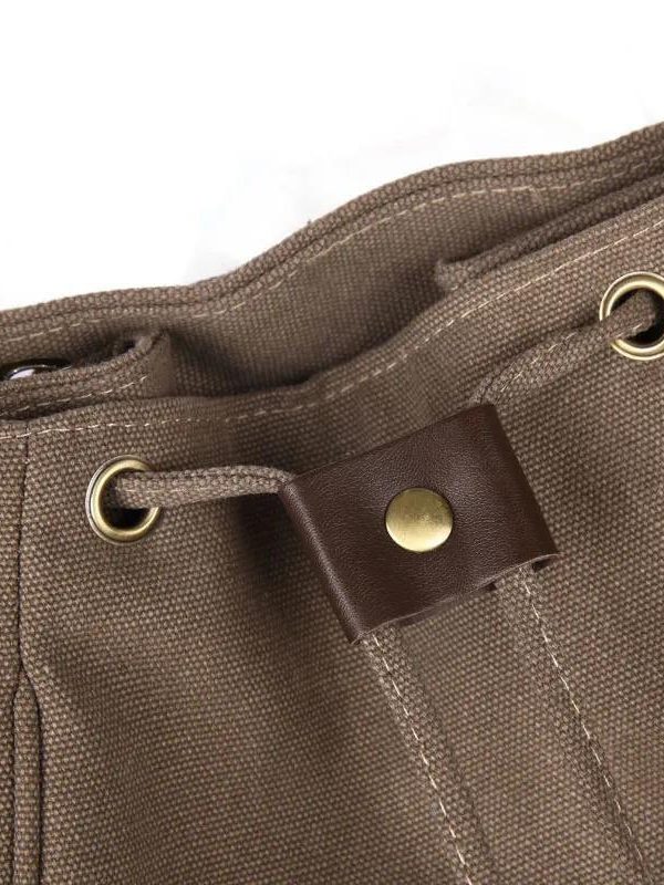 Dark Academia Canvas Backpack