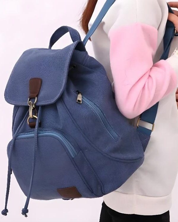 Dark Academia Canvas Backpack