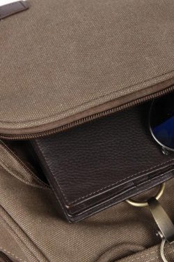 Dark Academia Canvas Backpack