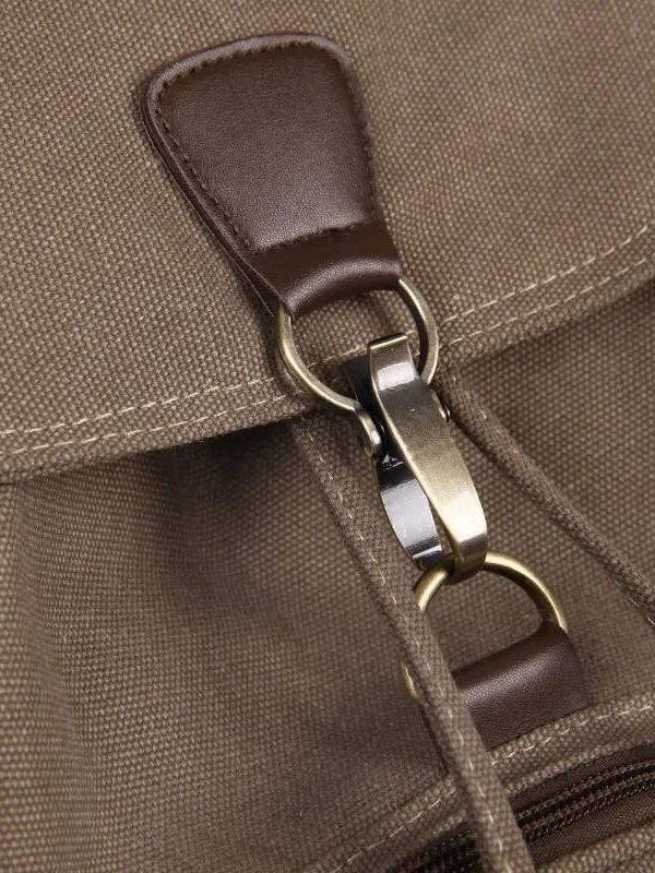 Dark Academia Canvas Backpack
