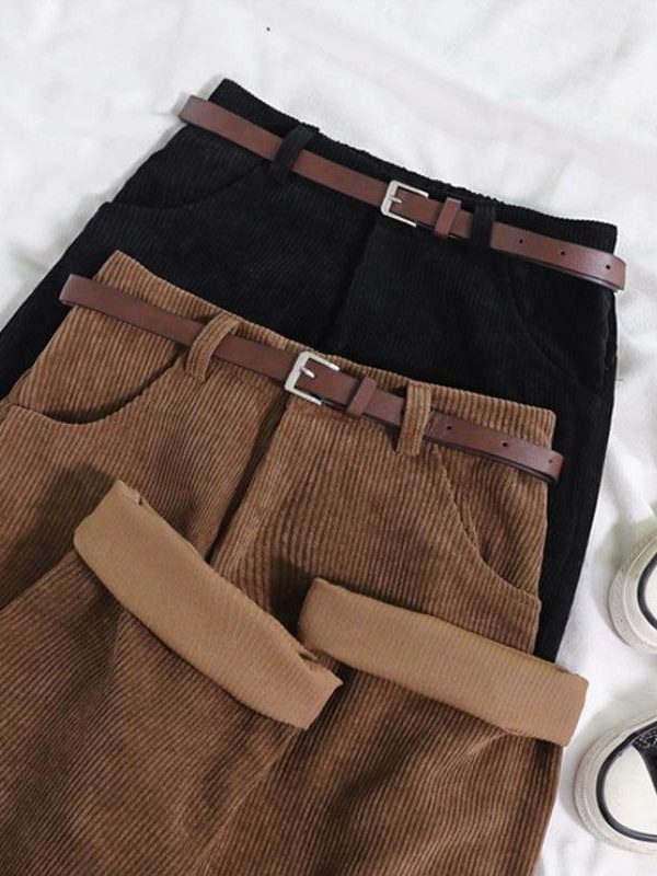 Dark Academia Corduroy Pants