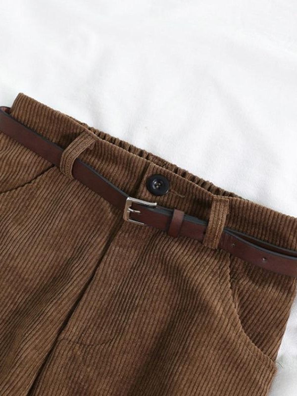 Dark Academia Corduroy Pants