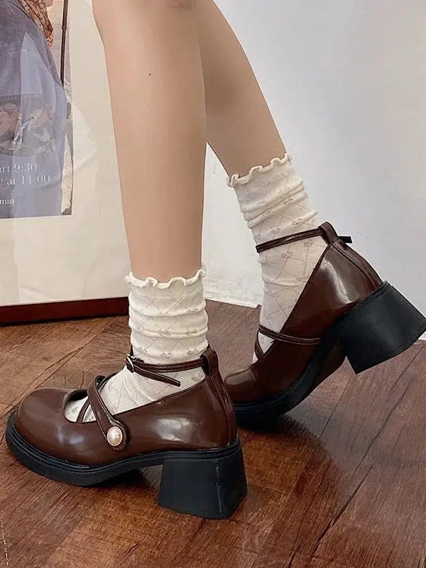 Dark Academia Mary Jane Shoes