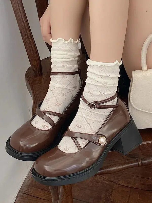 Dark Academia Mary Jane Shoes