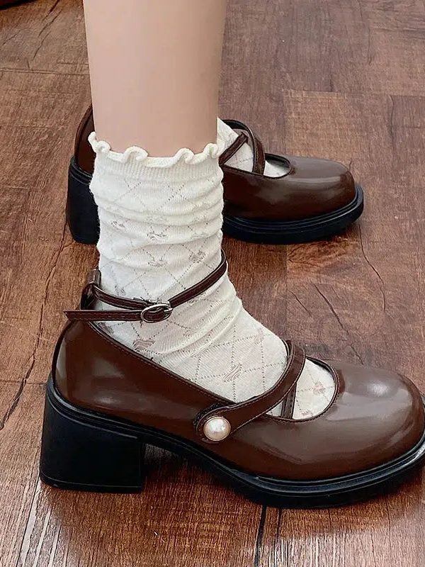 Dark Academia Mary Jane Shoes