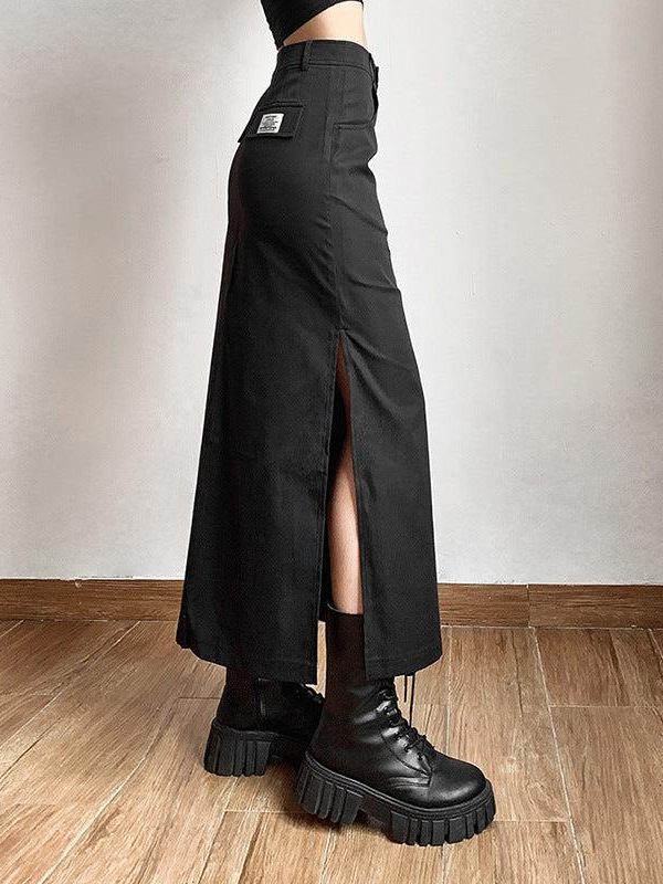 Dark Academia Maxi Skirt