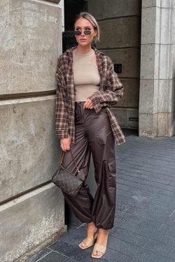 Dark Academia Plaid Shirt