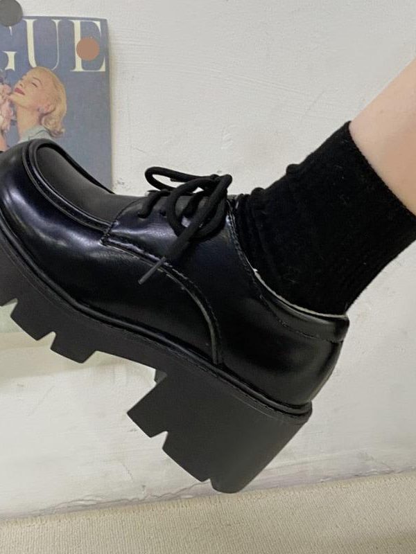 Dark Academia Platform Shoes