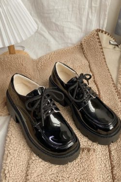 Dark Academia Platform Shoes