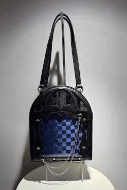Dark Halloween Lolita Ita Bag – Gothic Transparent Crossbody Shoulder Purse Small Capacity Kawaii Bag