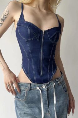 Denim Bodysuit