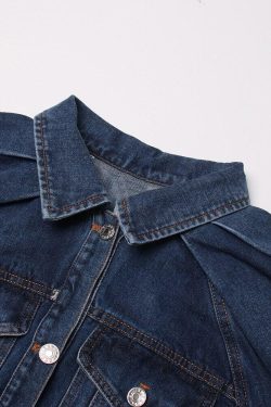 Denim Jacket & Skirt Two Piece Set