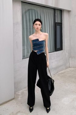 Denim Tube Top