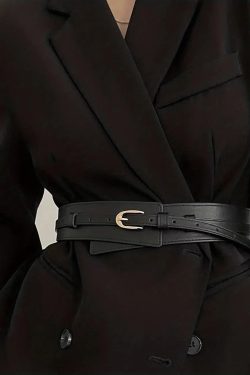 Detachable Faux Leather Belt