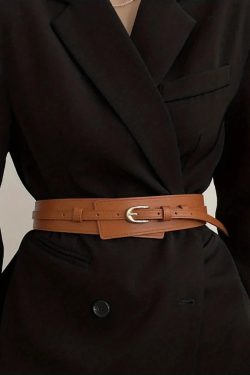 Detachable Faux Leather Belt