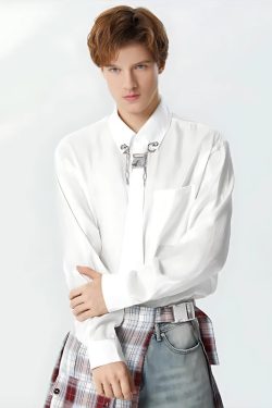 Detachable Tie Shirt