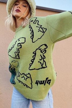 Dinosaur Knitted Sweater