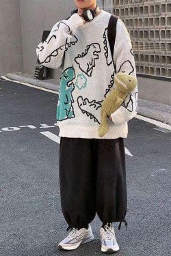 Dinosaur Knitted Sweater