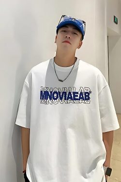 Distorted Text Graphic Tee