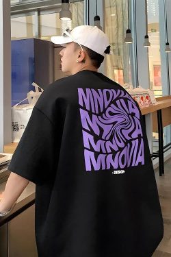 Distorted Text Graphic Tee