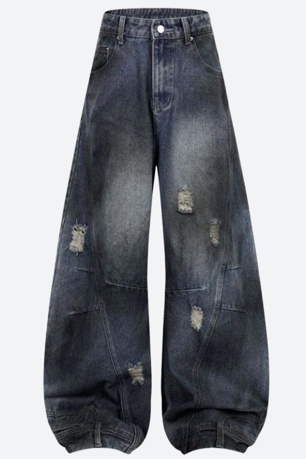 Distressed Baggy Jeans