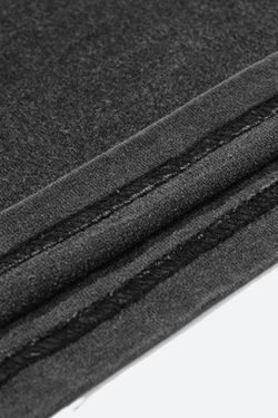 Distressed Green Human Figure Printed Tee