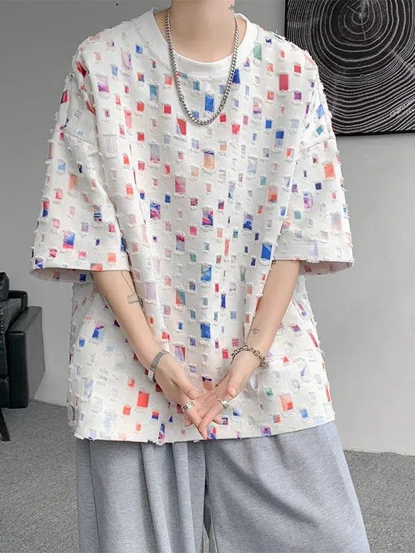 Distressed Linen Tee