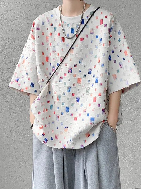 Distressed Linen Tee