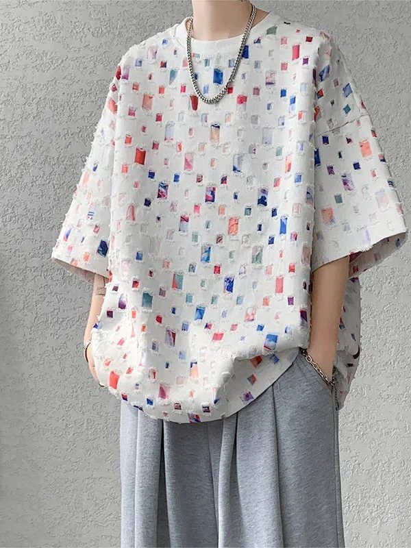 Distressed Linen Tee