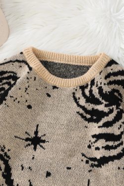 Distressed Pullover Sweater