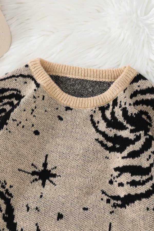 Distressed Pullover Sweater