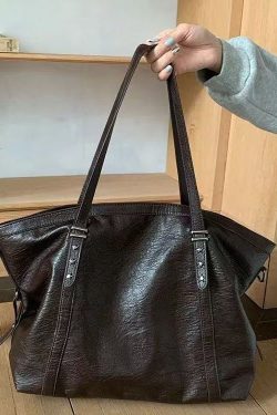 DIY Black Star Large Capacity Faux Leather Women Handbag