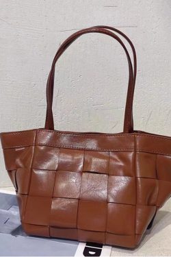 DIY Coffee Wing Faux Leather Satchel Handbag